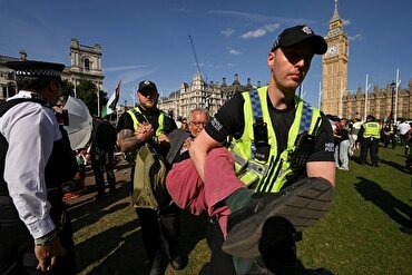 Hunderte Unterstützer Palästinas bei Protesten in London festgenommen