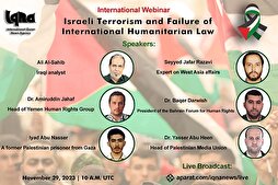 Experts to Discuss Israeli Terrorism and Failure of International Humanitarian Law