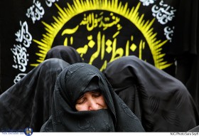 تجمع عزاداران فاطمی در میدان امام حسین (ع)