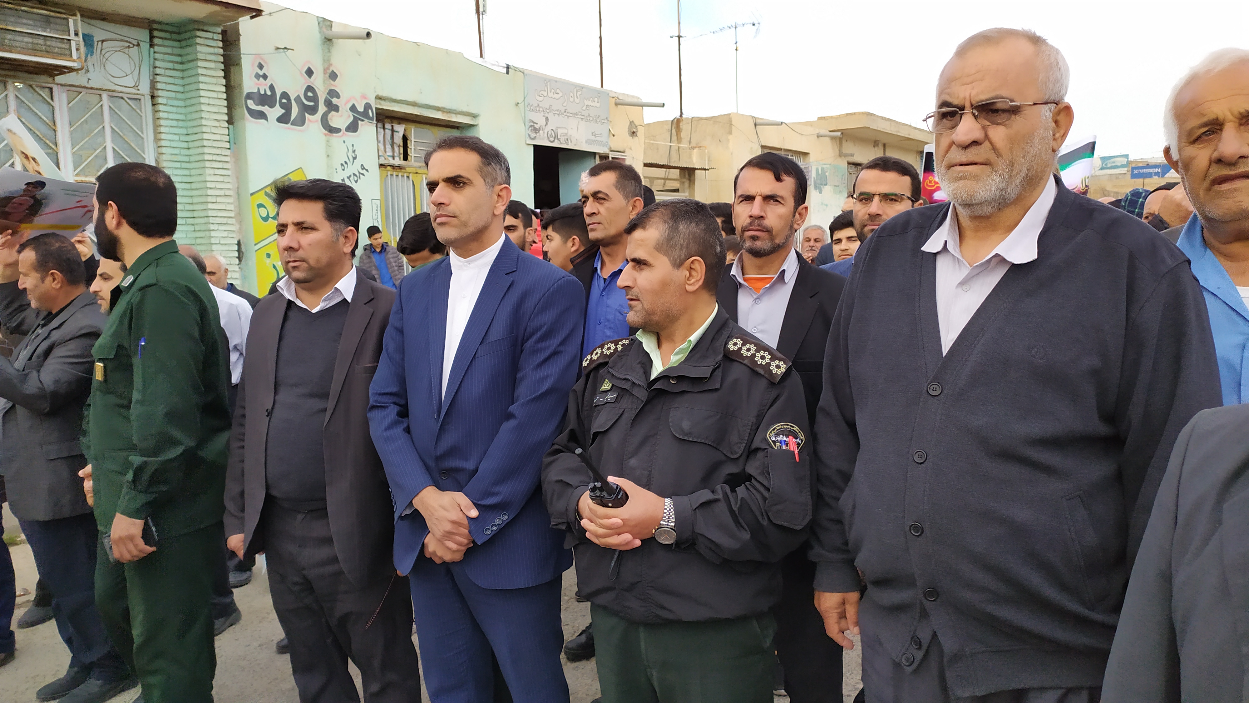 حضور مردم انقلابی شهر ترکالکی در راهپیمایی ۲۲ بهمن + عکس