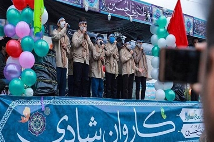 برپایی کاروان شادی در ۲ نقطه کنگاور