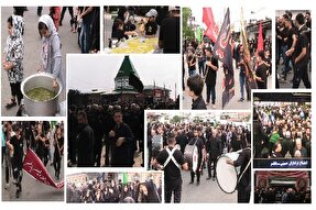 برگزاری آیین عاشورای حسینی در بابلسر