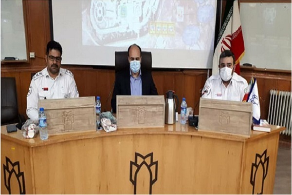 حلسه کمیته بهداشت و درمان اربعین حسینی دانشگاه علوم پزشکی کرمانشاه