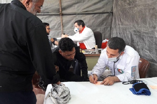 راهاندازی موکب درمانی علوم پزشکی کرمانشاه راهاندازی موکب درمانی علوم پزشکی کرمانشاه