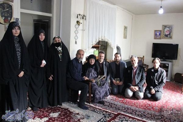 دیدار مدیران جهاددانشگاهی کرمانشاه با خانواده شهید عبدالله‌زاده