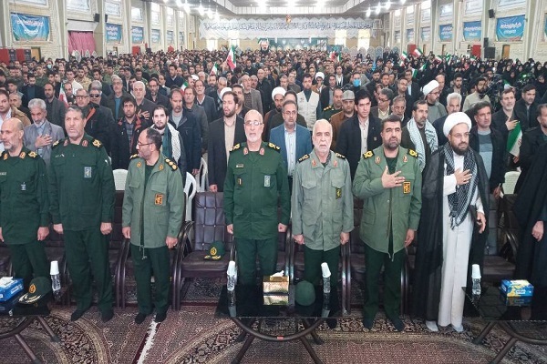 مراسم گرامیداشت ۹ دی در حسینیه ثارالله سپاه نبی‌اکرم(ص)