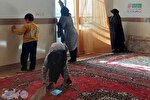 غبارروبی مساجد کرمانشاه در آستانه ماه رمضان