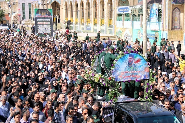 مراسم تشییع شهید سجاد امیری