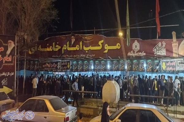 مواکب اوقاف در مرز خسروی آماده خدمت‌رسانی به زائران اربعین