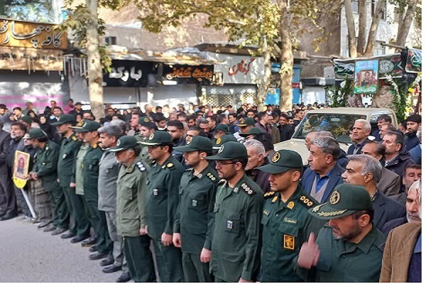 پیکر سردار شهید عطایی در زادگاهش تشییع شد