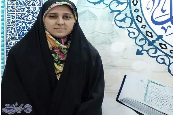 ندا جمشیدی اتحادیه قرآنی استان کرمانشاه