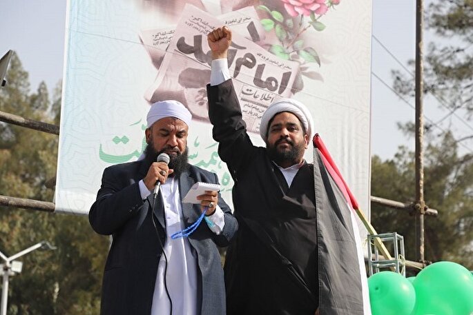 عکس | راهپیمایی مردم سیستان‌وبلوچستان در 22 بهمن