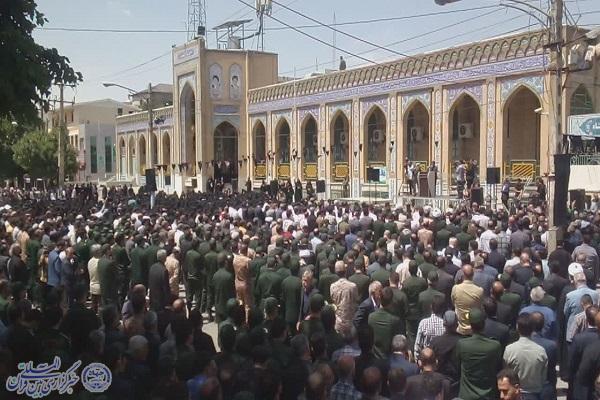 تجمع عزاداران کرمانشاهی در پی شهادت خادم الرضا(ع)