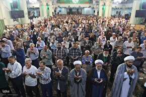 نماز عید قربان در حرم حضرت عبدالعظيم(ع)