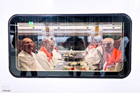 بدرقه زائران ایرانی از مدینه به مکه با قطار سریع السیر