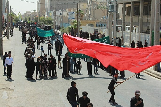 عکس | مراسم عزاداری سیستانی‌ها در روز تاسوعا