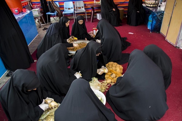 عاشقانه‌های اربعینی بانوان مسجدی در مرز خسروی