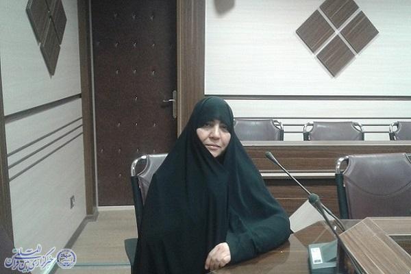 افسانه تیرانداز مسئول امور بانوان اداره تبلیغات اسلامی کرمانشاه