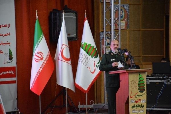 سردار نصرالله فتحیان مسئول مؤسسه بهداری رزمی دفاع مقدس و مقاومت