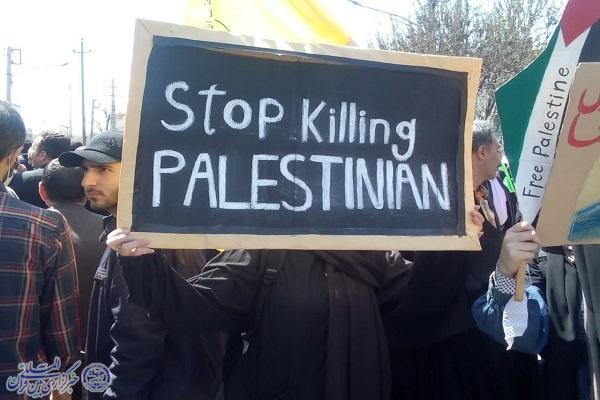 راهپیمایی روز قدس در کرمانشاه