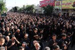 اجتماع بزرگ عزاداران حسینی در دسته حسینیه اعظم زنجان