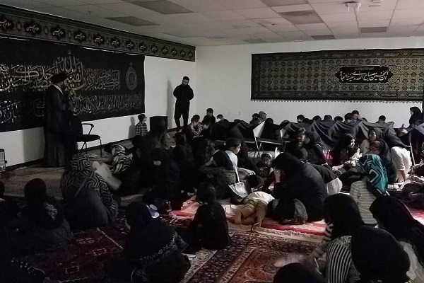 برگزاری مراسم عزاداری محرم در مرکز اسلامی کالیفرنیا + فیلم