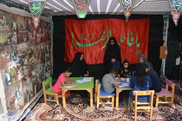 برپایی موکب فرهنگی کتابخانه‌های عمومی کرمانشاه در مرز خسروی