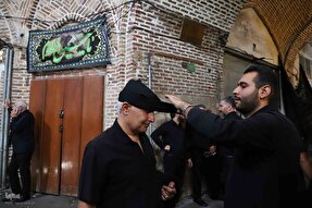 عزاداری اربعین حسینی در بزرگترین بازار مسقف جهان