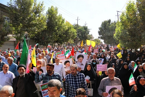 برگزاری راهپیمایی «بشارت نصر» در کرمانشاه