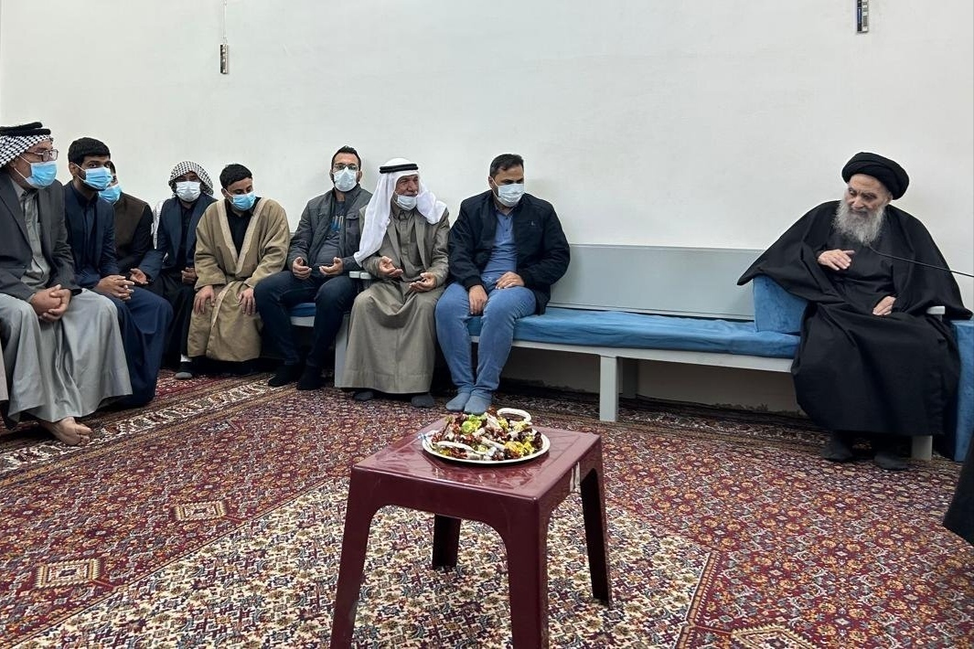 از سرگیری دیدارهای مردمی آیت‌الله سیستانی در سالروز ولادت حضرت زهرا(س)