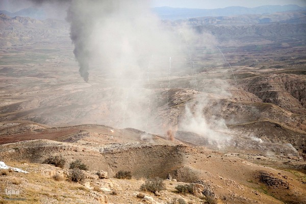 رزمایش امنیتی نیروی زمینی سپاه در غرب کشور
