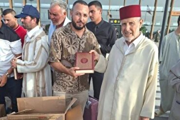 An Raba Al-Qur'ani Tsakanin Fasinjoji Da Suka Isa Filin Jirgin Saman Al-Aaroui na Maroko