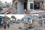 گجرات میں مسلمانوں کی دکانوں کی تخریب