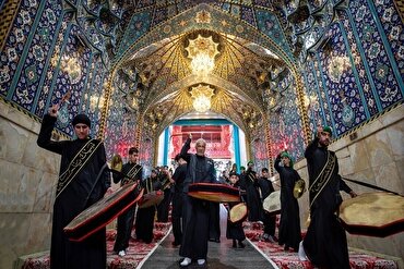 حرم مطهر امام حسین(ع) میں کولنگ سسٹم نصب