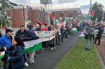爱尔兰民众用巴勒斯坦国旗欢迎以色列足球队