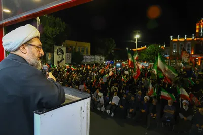 تجمع چهلم تدفین «آقای شهید ایران» در تبریز